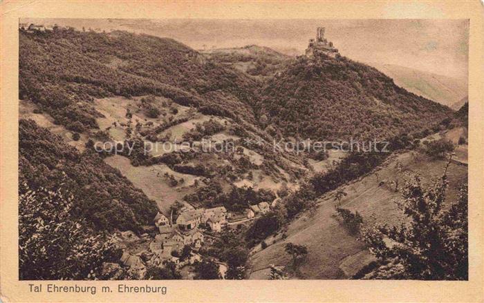 Brodenbach Mosel Rheinland-Pfalz Tal Ehrenburg mit Ehrenburg