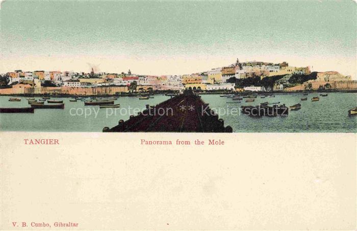 Tangier Tangiers Tanger Maroc Panorama from the Mole