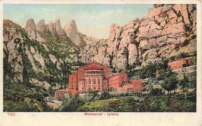 Montserrat Kloster BARCELONA Cataluna ES Iglesia