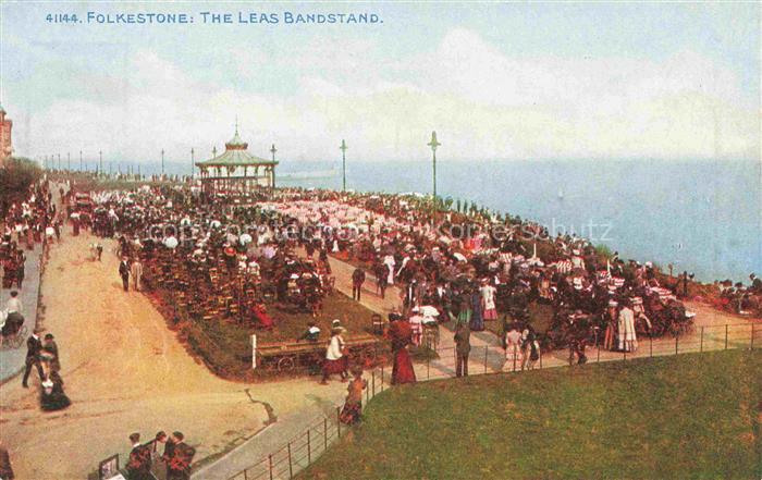 FOLKESTONE Shepway Kent UK The Leas Bandstand