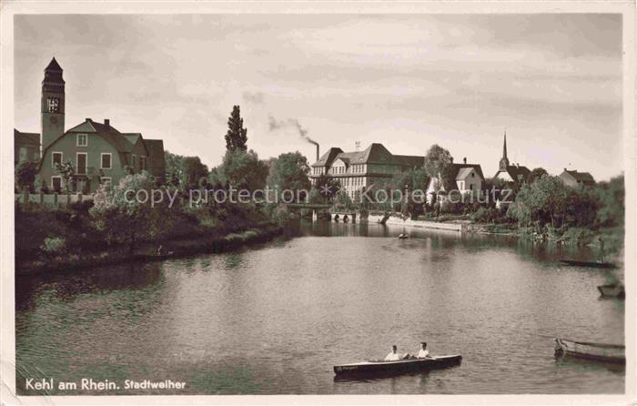 Kehl  Rhein Baden BW Stadtweiher