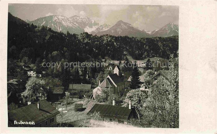 Faulenbach Fuessen Bayern Panorama