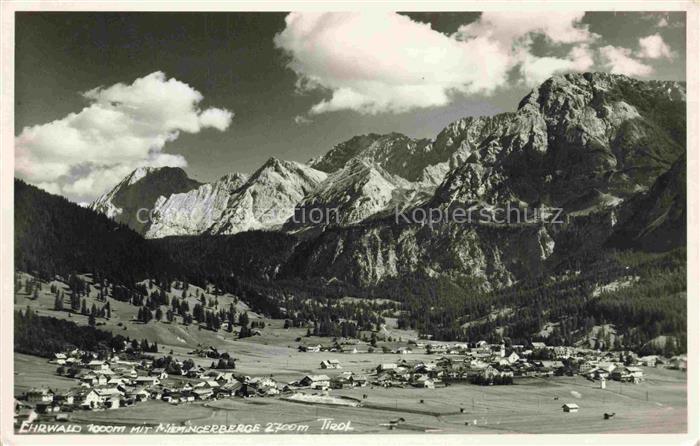 Ehrwald Tirol AT mit Miemingerberge