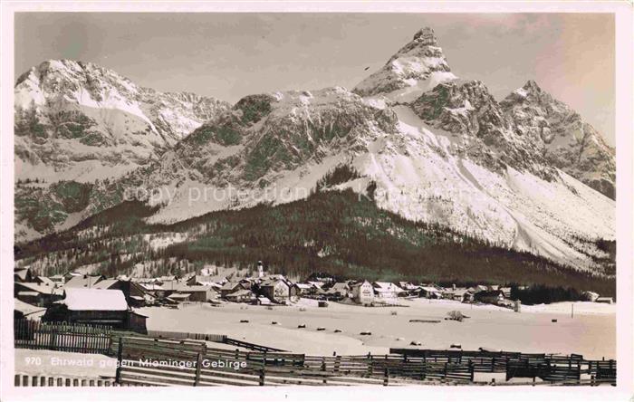 Ehrwald Tirol AT mit Mieminger Berge