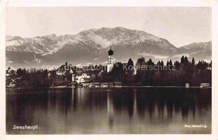 Seeshaupt Starnberger See Panorama Kirche
