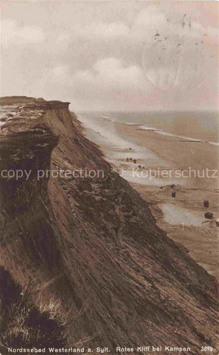 WESTERLAND Sylt Rotes Kliff bei Kampen
