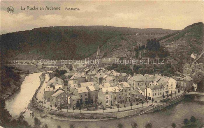 La Roche -en-Ardenne Belgie Panorama
