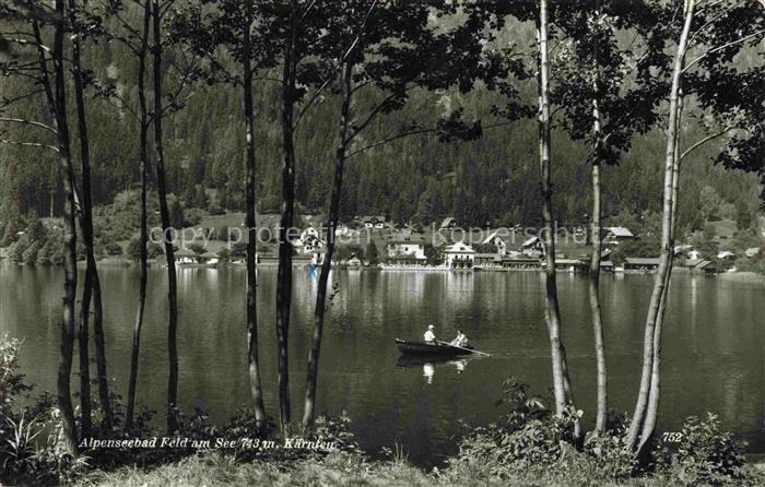 Feld am See Villach Kaernten AT Alpenseebad Bootspartie