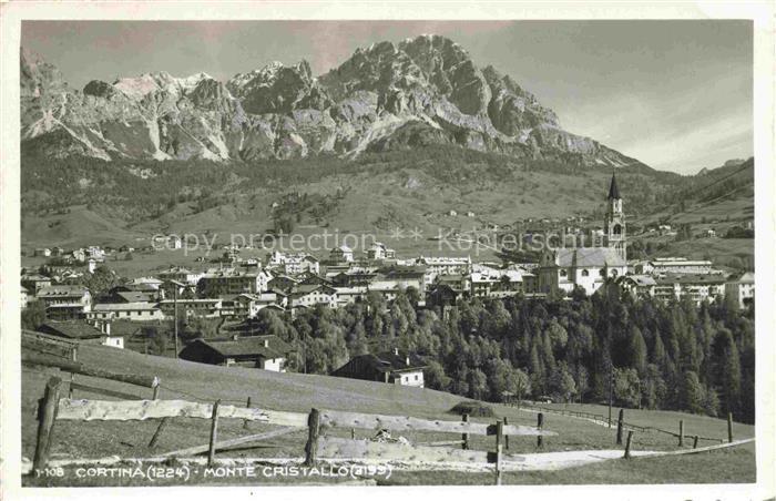 Cortina d Ampezzo Veneto IT mit Monte Cristallo