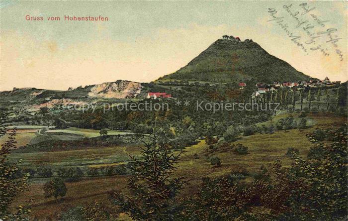 Hohenstaufen 684m Goeppingen BW Panorama