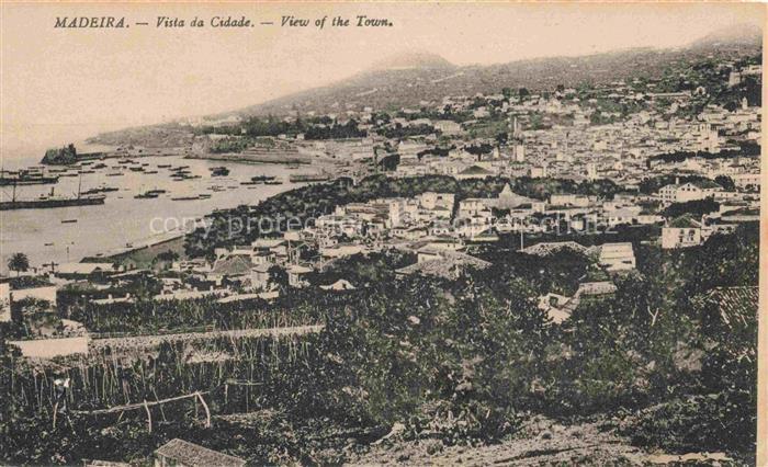 Madeira  Portugal Vista da Cidade