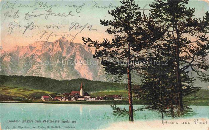 Seefeld Tirol AT mit Wettersteingebirge