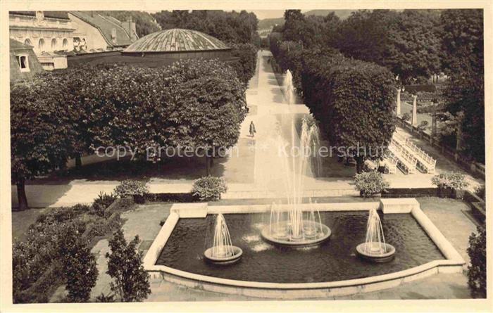 BAD SALZUFLEN Lippe NRW Park Fontaene