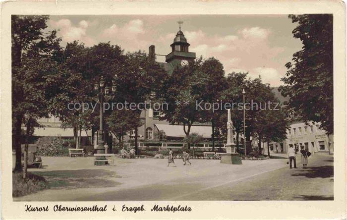 Oberwiesenthal Erzgebirge Sachsen Marktplatz