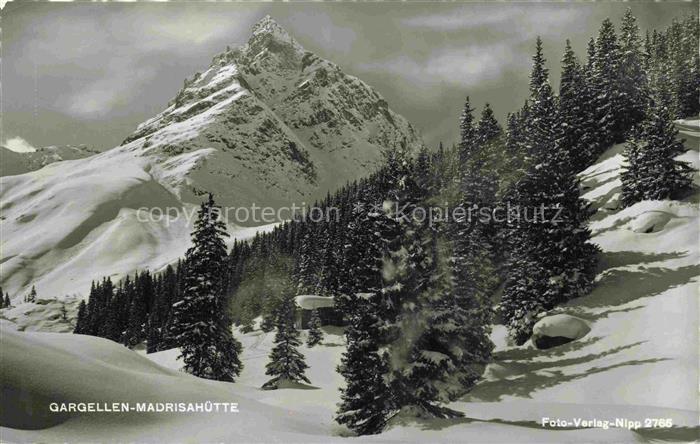 Madrisahuette Gargellen Montafon Vorarlberg AT Panorama