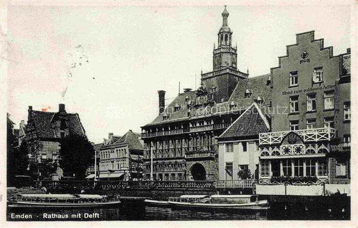 EMDEN  Ostfriesland Rathaus mit Delft