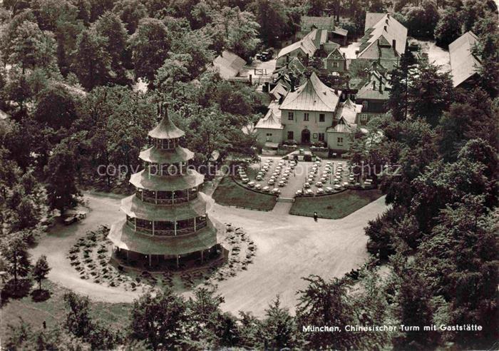 MueNCHEN  Bayern Chinesischer Turm mit Gaststaette
