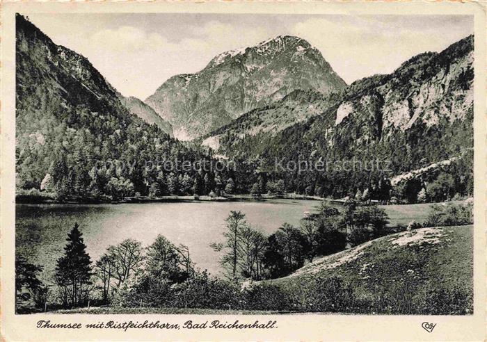Thumsee Bad Reichenhall Bayern mit Ristfeichthorn