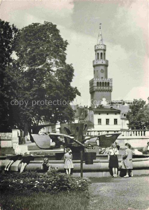 OPOLE  Oppeln Oberschlesien PL Fontanna przy pl Wolnosci