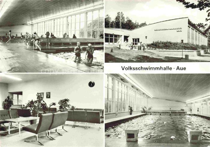 AUE  Erzgebirgskreis Sachsen Volksschwimmhalle Details
