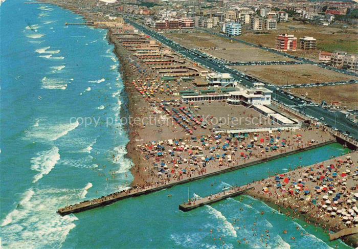 OSTIA Lido di Roma IT Canale dei Pescaotri dall aereo