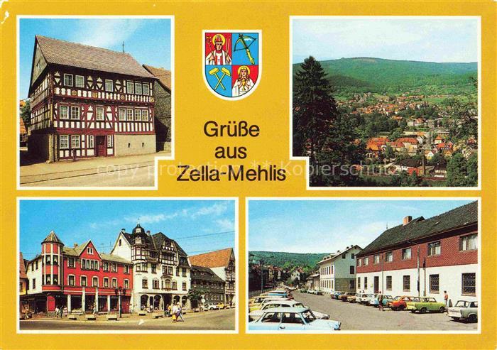 Zella-Mehlis Thueringen Fachwerkhaus Panorama Louis Anschuetz Strasse Dr Wilh Ku