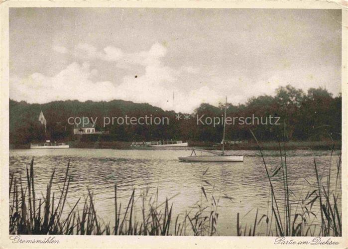 Gremsmuehlen Malente Schleswig-Holstein Partie am Dieksee