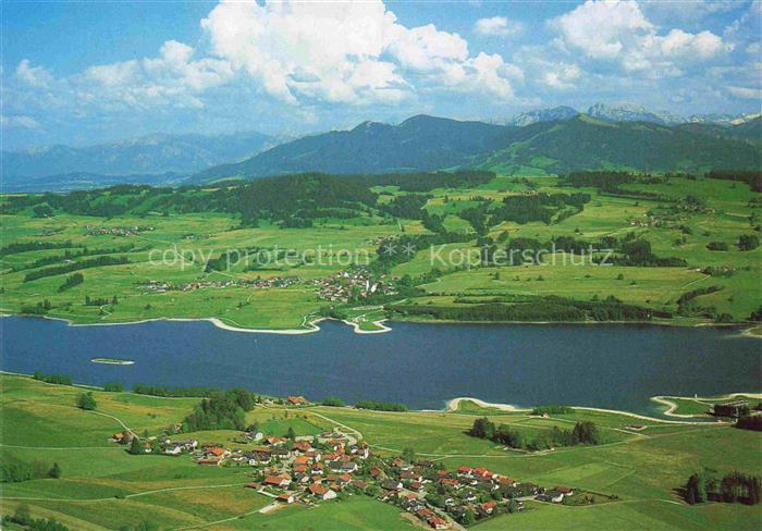 Rottachsee Petersthal Allgaeu Oy-Mittelberg Bayern mit Moosbach und Petersthal