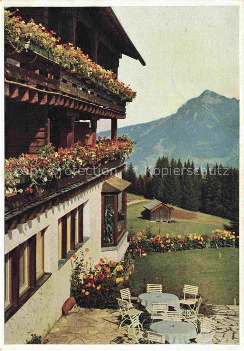 Sonthofen Allgaeu Bayern Berghotel Allgaeuer Berghof mit Alpe Eck