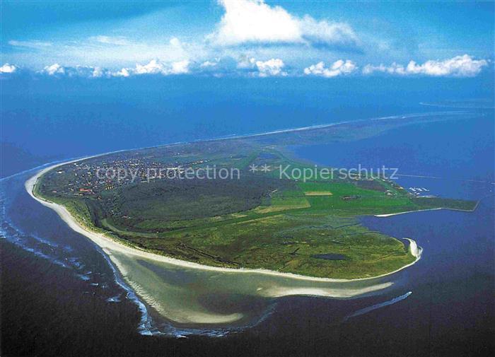 LANGEOOG Nordseebad Fliegeraufnahme