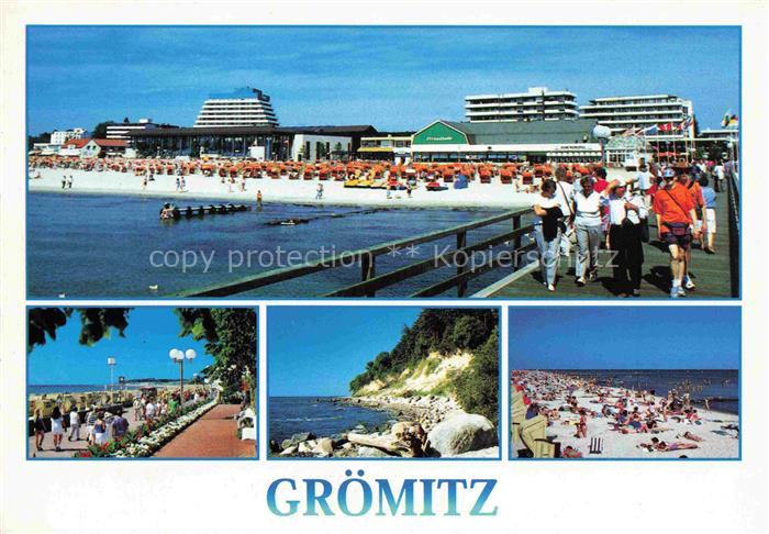 GRoeMITZ Ostseebad Strandhotels Promenade Steilkueste Strandpartie