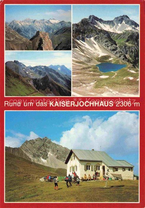 Kaiserjochhaus 2306m Kufstein Tirol AT Heilbronner Hoehenweg Augsburger Hoehenwe