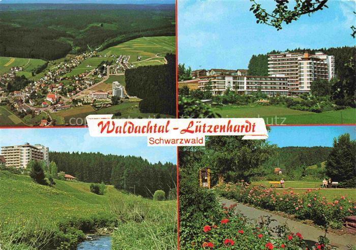 Waldachtal Luetzenhardt Freudenstadt BW Fliegeraufnahme Kurklinik Panorama Park