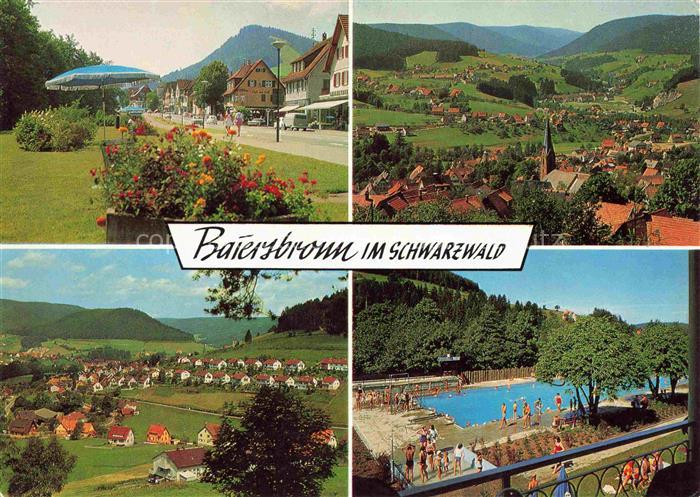Baiersbronn Schwarzwald Ortspartien Panorama Schwimmbad