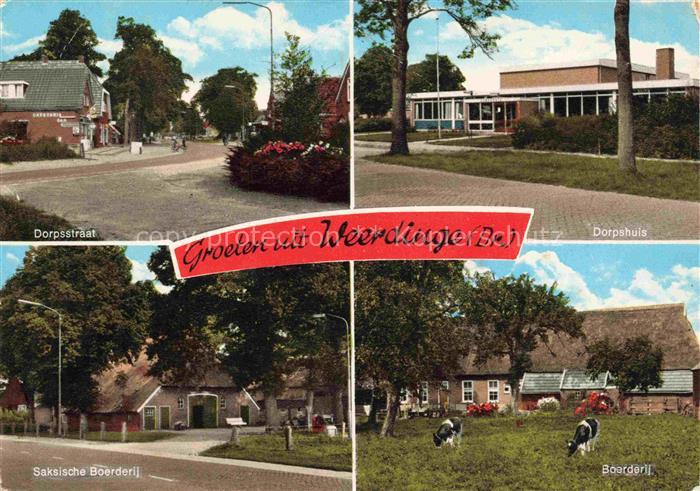 Weerdinge Emmen Drenthe NL Dorpstraat Dorpshuis Saksiche Boerderij