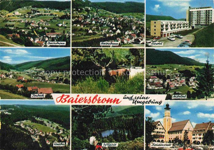 Baiersbronn Schwarzwald Panorama Baiersbronn Eurotel Tonbach Hirsch Mitteltal Kn