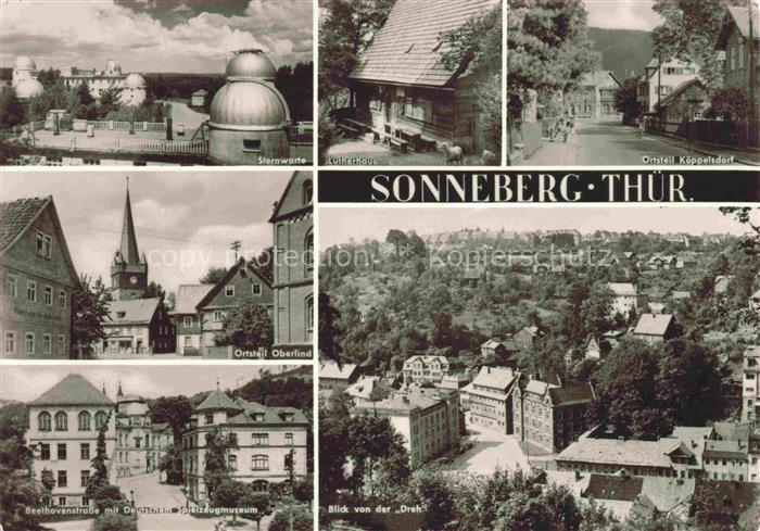 Sonneberg  Thueringen Sternwarte Lutherhaus OT Koeppelsdorf OT Oberlind Spielzeu