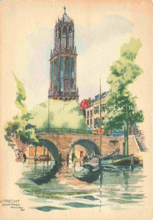 UTRECHT NL Domtoren Illustration