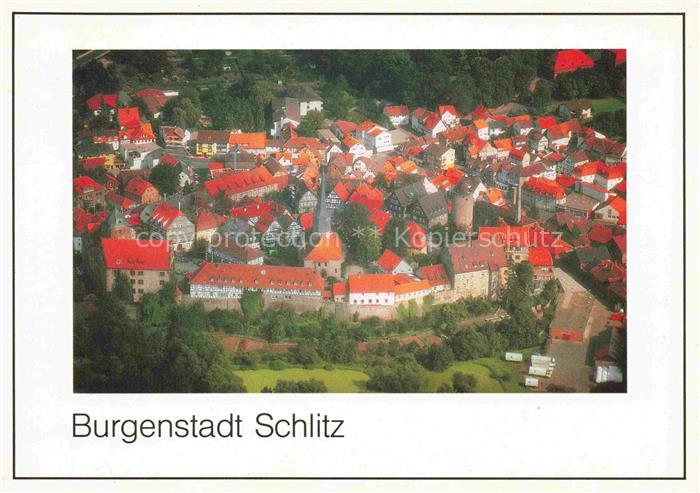 Schlitz Hessen Burgenstadt Fliegeraufnahme