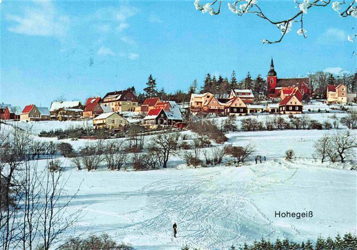 Hohegeiss Braunlage Harz Niedersachsen Winterpanorama