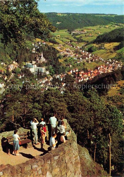 Schramberg BW Blick von der Burgruine Hohenschramberg