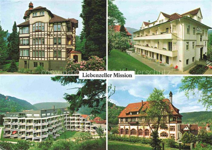 BAD LIEBENZELL BW Villa Lioba Feierabendhaus Erholungsheim Pilgerruhe Missionsha