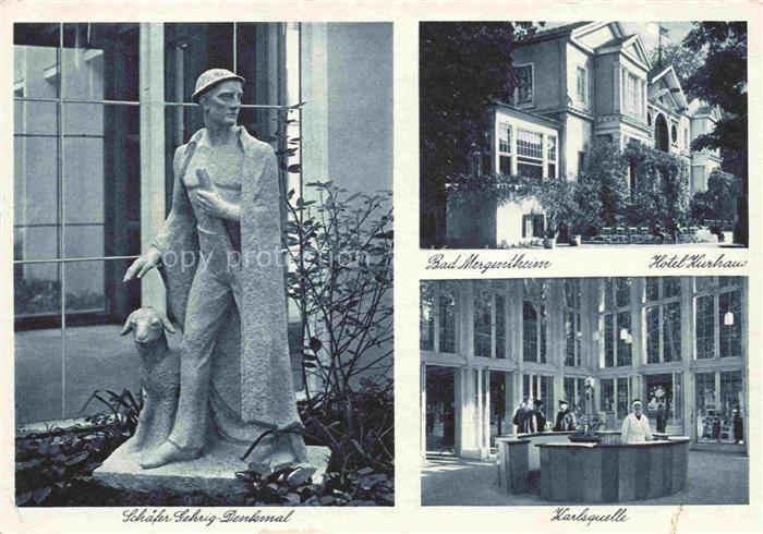 BAD MERGENTHEIM Schaefer Gehrig Denkmal Hotel Kurhaus Karlsquelle
