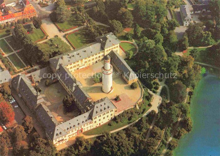 BAD HOMBURG von der Hoehe Hessen Schloss Fliegeraufnahme