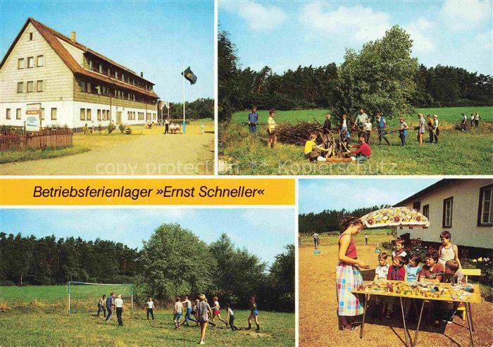 Dittrichshuette Saalfelder Hoehe Thueringen Betriebsferienlager Ernst Schneller