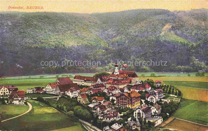 Beuron Donautal Kloster Panorama