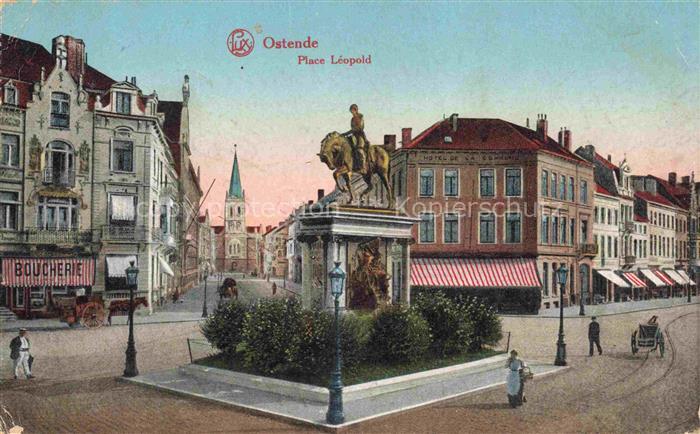 OSTENDE Oostende West-Vlaanderen Belgie Place Leopold