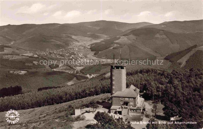 Hohe Bracht Lennestadt NRW mit Blick auf Altenhundem