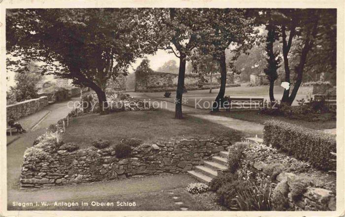 SIEGEN  Westfalen NRW Anlagen im Oberen Schloss