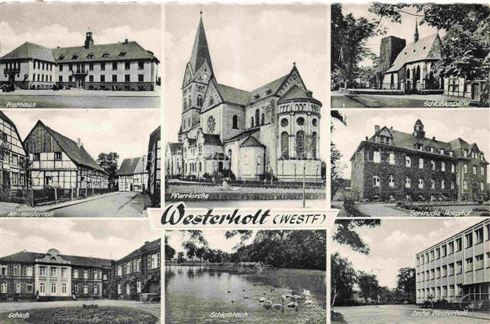 Westerholt Westfalen Rathaus Alt Westerhoff Pfarrkirche Schlosskapelle Getruds H